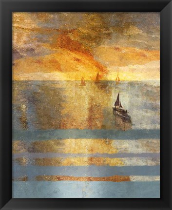 Framed Light on The Water No. 1 Print