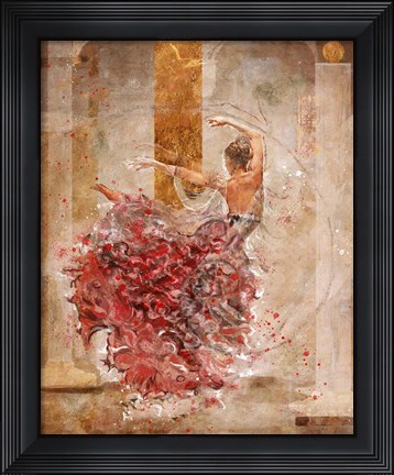 Framed Temple Dancer No. 1 Print