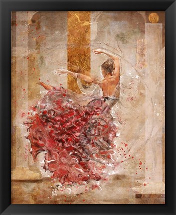 Framed Temple Dancer No. 1 Print