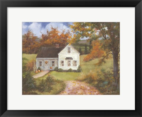 Framed Fall in the Country Print