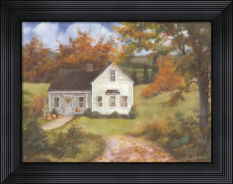 Framed Fall in the Country Print