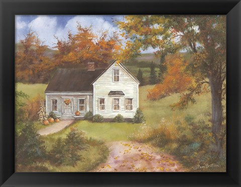 Framed Fall in the Country Print