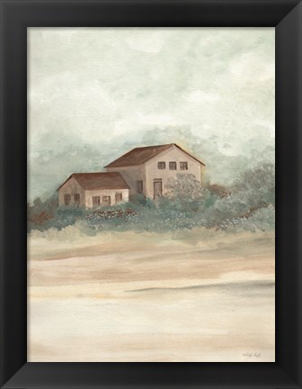 Framed House in Country Print