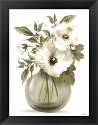 Framed Botanical Posies Print