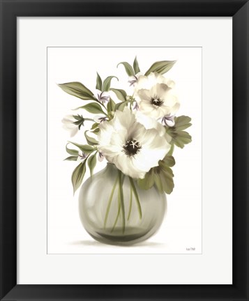 Framed Botanical Posies Print