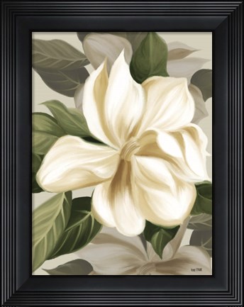Framed Magnolia Blossoms II Print
