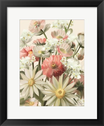 Framed Summer Wildflowers Print