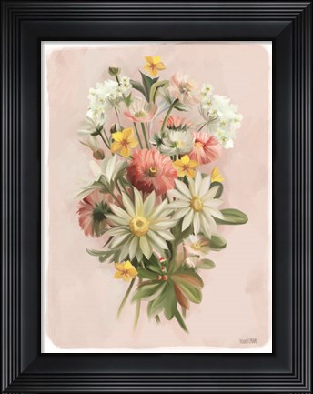 Framed Summer Wildflower Bouquet Print