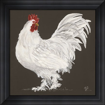 Framed Rooster Print