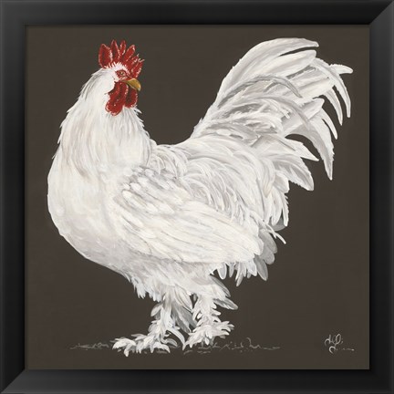 Framed Rooster Print