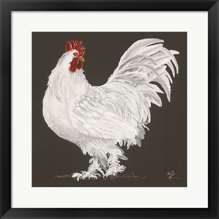 Framed Rooster Print