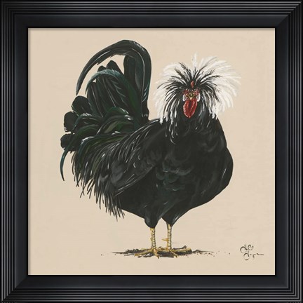 Framed Chicken Print