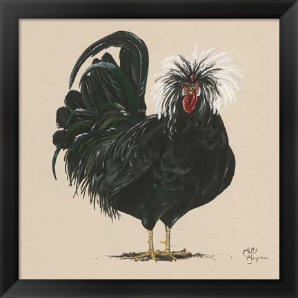 Framed Chicken Print