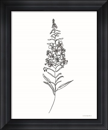 Framed Fireweed Print