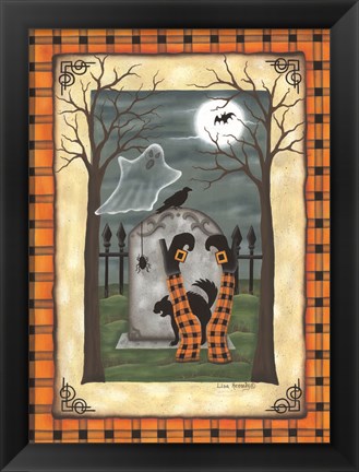 Framed Witch Legs Print