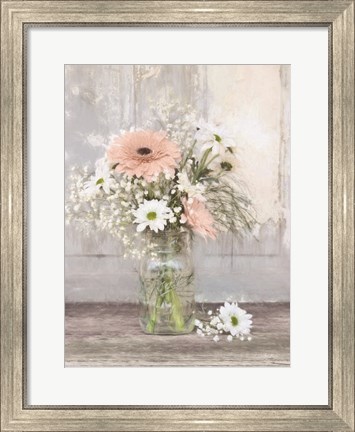 Framed Farmhouse Floral III Print