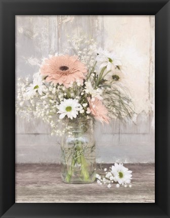 Framed Farmhouse Floral III Print