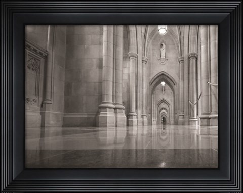 Framed National Cathedral Print