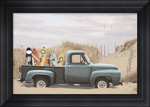 Framed Surf&#39;s Up Print