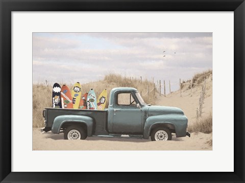 Framed Surf&#39;s Up Print