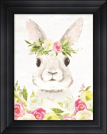 Framed Spring Bunny Print