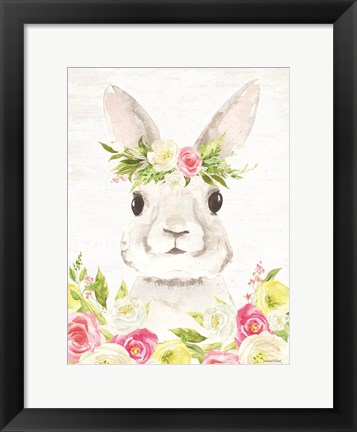 Framed Spring Bunny Print