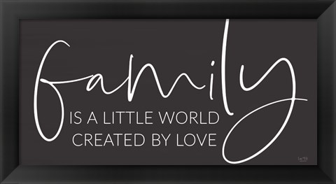 Framed Family Is? Print