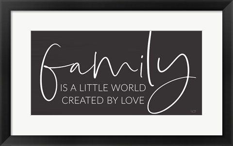 Framed Family Is? Print