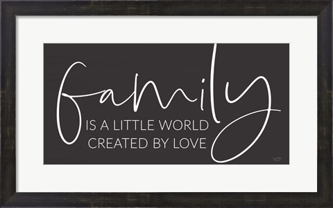 Framed Family Is? Print