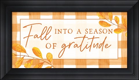 Framed Season of Gratitude Print