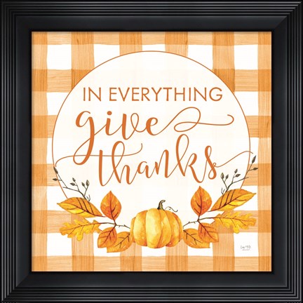 Framed Give Thanks Print