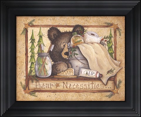 Framed Bear Necessities Print