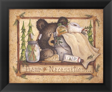 Framed Bear Necessities Print