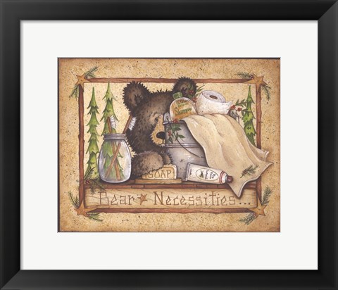 Framed Bear Necessities Print