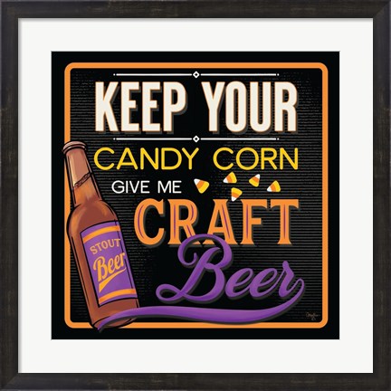 Framed Keep Your Candy Corn Print