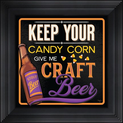 Framed Keep Your Candy Corn Print