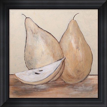 Framed Pair of Pears Print