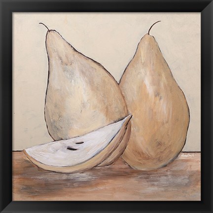 Framed Pair of Pears Print