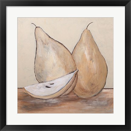 Framed Pair of Pears Print