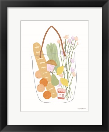 Framed Summer Shopping Print