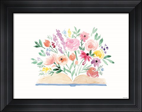 Framed Read a Book Print