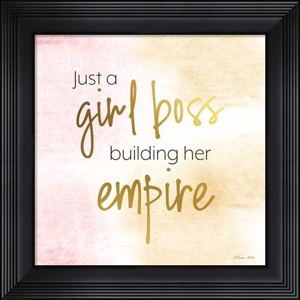 Framed Girl Boss Print