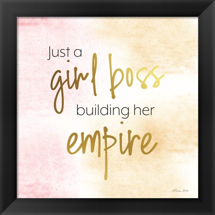 Framed Girl Boss Print