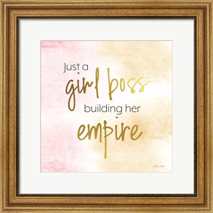 Framed Girl Boss Print