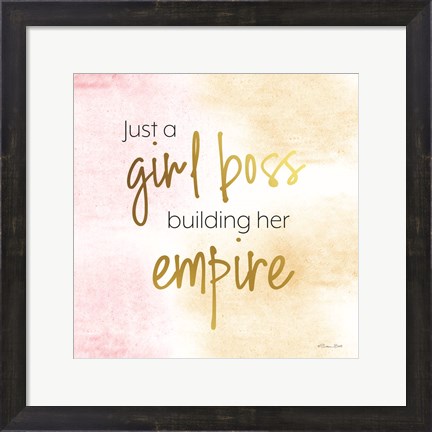 Framed Girl Boss Print