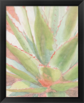 Framed Succulent Bloom 1 Print