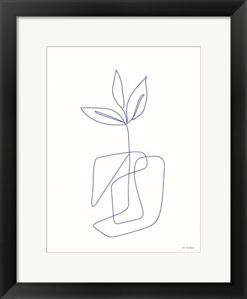 Framed One Line Botanical II Print