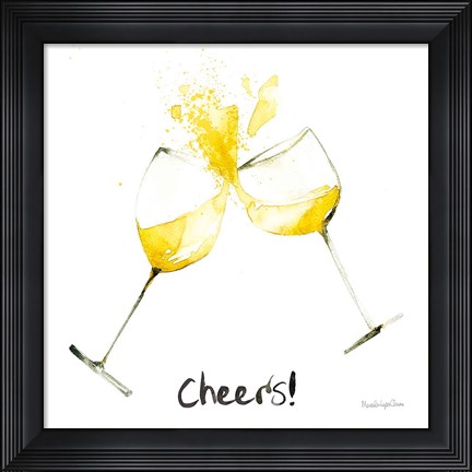Framed Pop the Cork VI Print