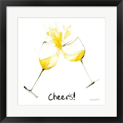 Framed Pop the Cork VI Print