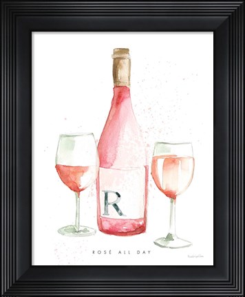 Framed Pop the Cork II Print